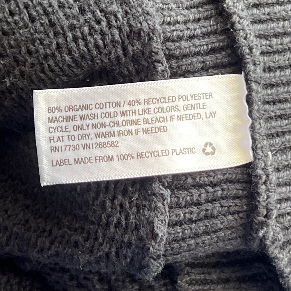 Universal Thread Black Cable Knit Open Cardigan -… - image 7